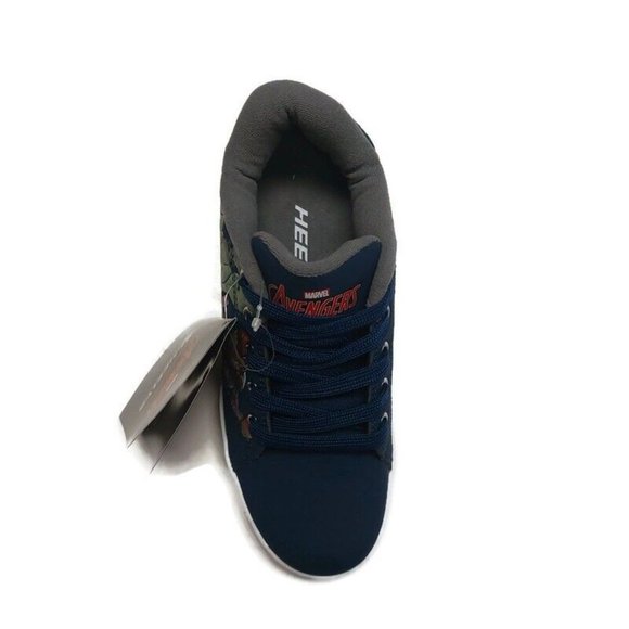 HEELYS Marvel Avengers Skate Shoes HES10506 Iron Man Blue Youth Size 5 Womens 6 - Picture 3 of 10